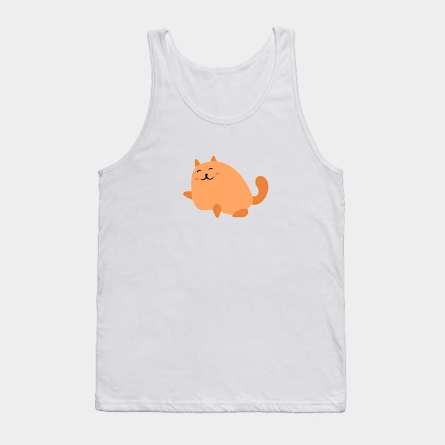 happy cat,funny cat design Tank Top by diprod